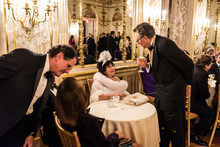  Historical novelist Lora Matros, center, chats with W. Caffey Norman of Patton and Boggs. 